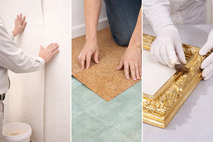 T04/02 - Klebetechniken (Tapezieren, Verlegen, Vergolden)