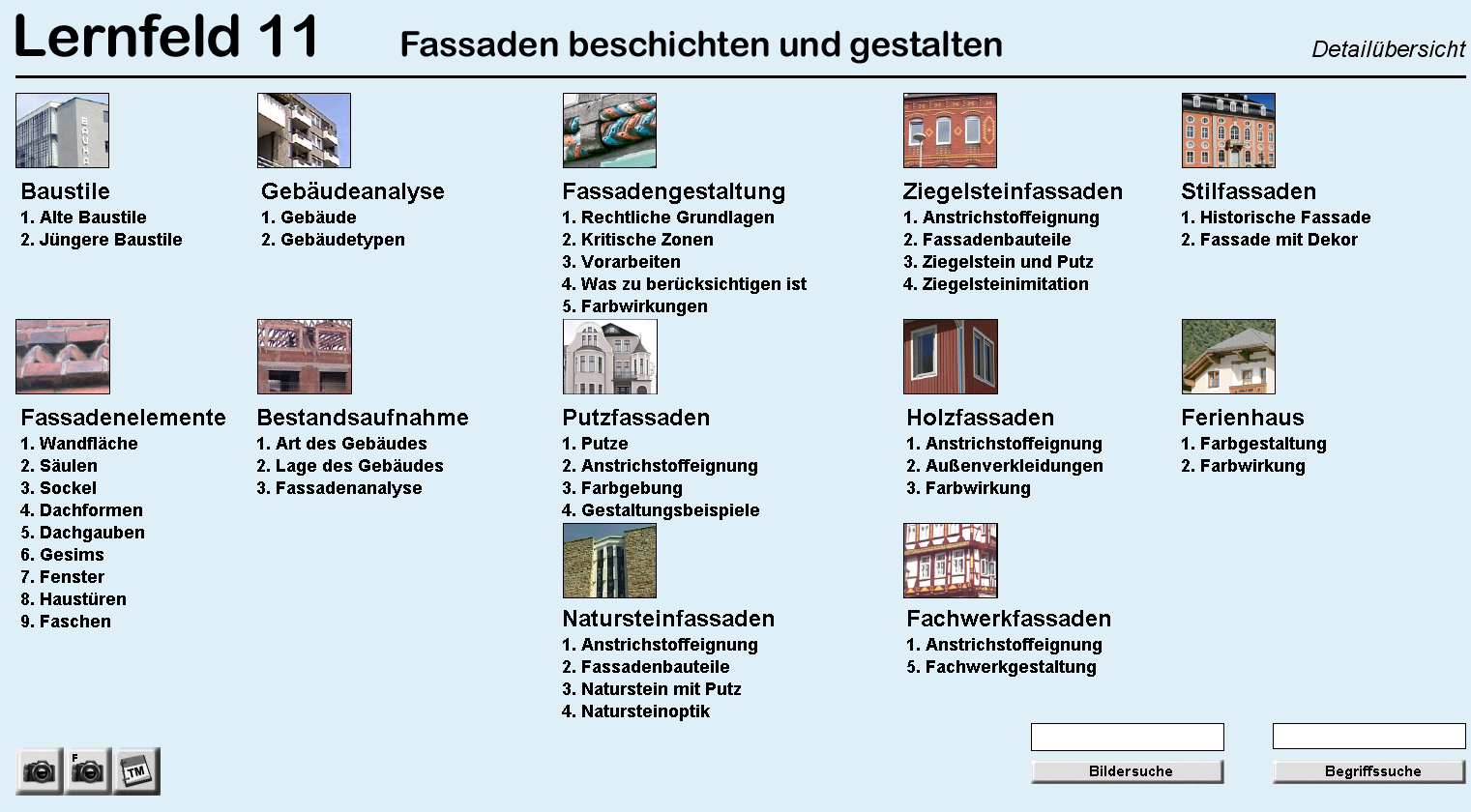 LF11 - Fassaden beschichten und gestalten