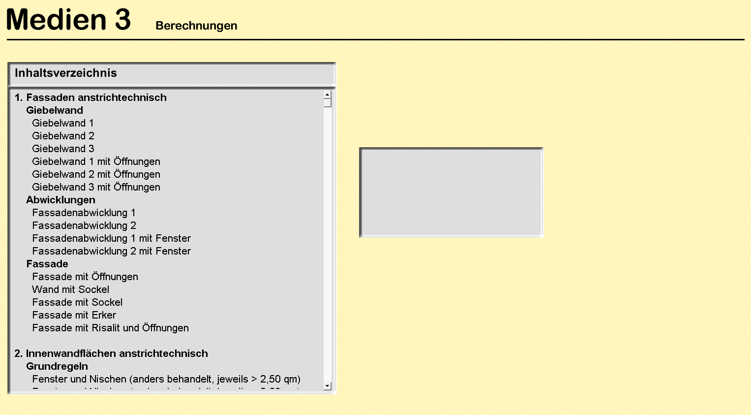 M17 - Aufmaß und Berechnung