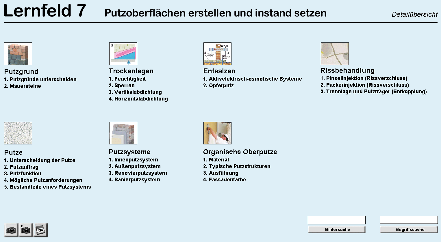 LF07 - Putzoberflächen erstellen und instand setzen
