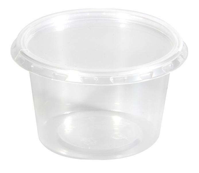 50er Pack Farbenmischgefäß mit Deckel 100 ml, transluzent Durchmesser 7 cm