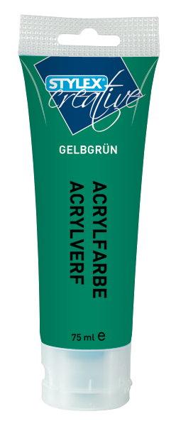 Acrylfarbe, 75 ml, Gelbgrün