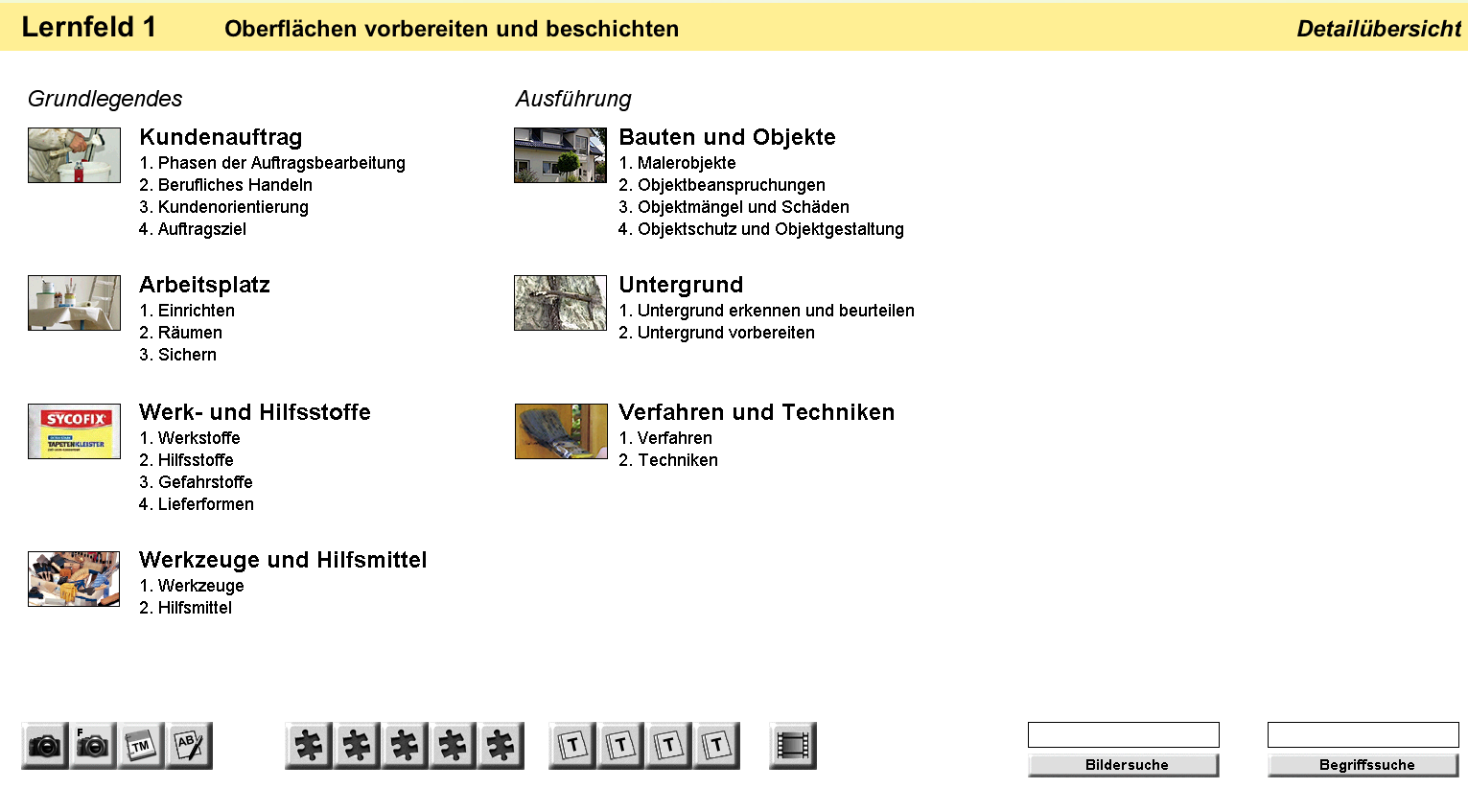 LF01 - Oberflächen vorbereiten und beschichten
